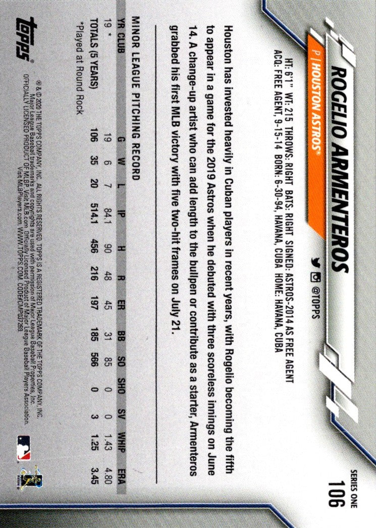 2018 Topps Chrome Lazaro Armenteros