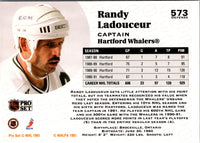 1991 Pro Set Randy Ladouceur #573