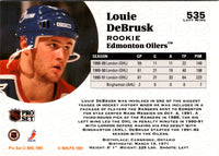 1991 Pro Set Louie DeBrusk #535 Rookie