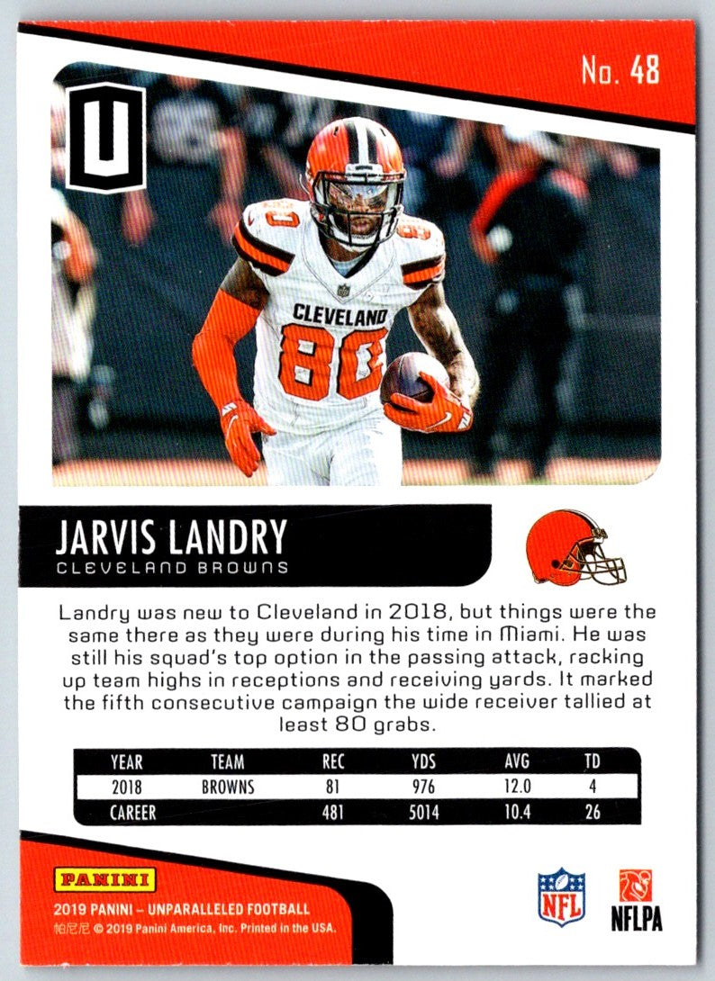 2019 Panini Unparalleled Jarvis Landry