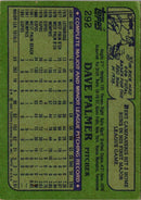 1982 Topps Dave Palmer