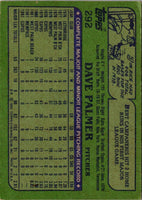 1982 Topps Dave Palmer #292