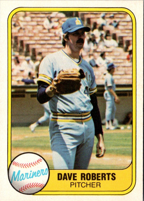 1981 Fleer Dave Roberts #607