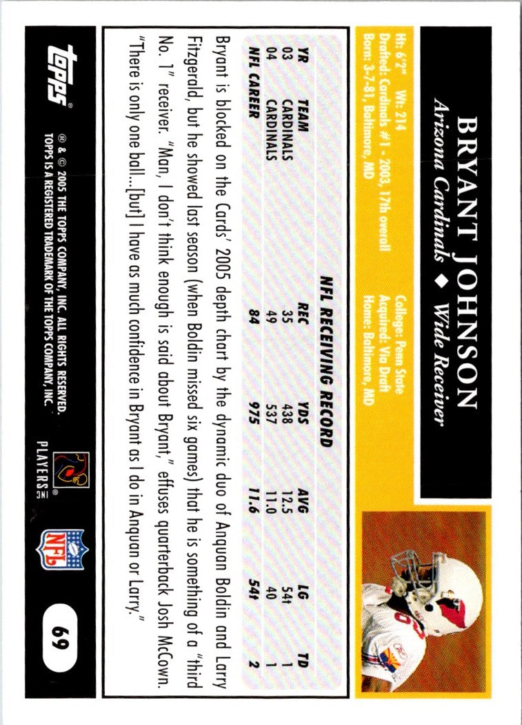 2005 Topps Bryant Johnson