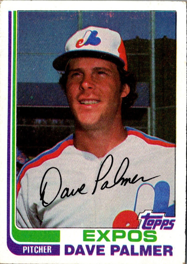 1982 Topps Dave Palmer #292