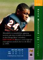 1996 Playoff Absolute Kevin Miniefield #24 Rookie