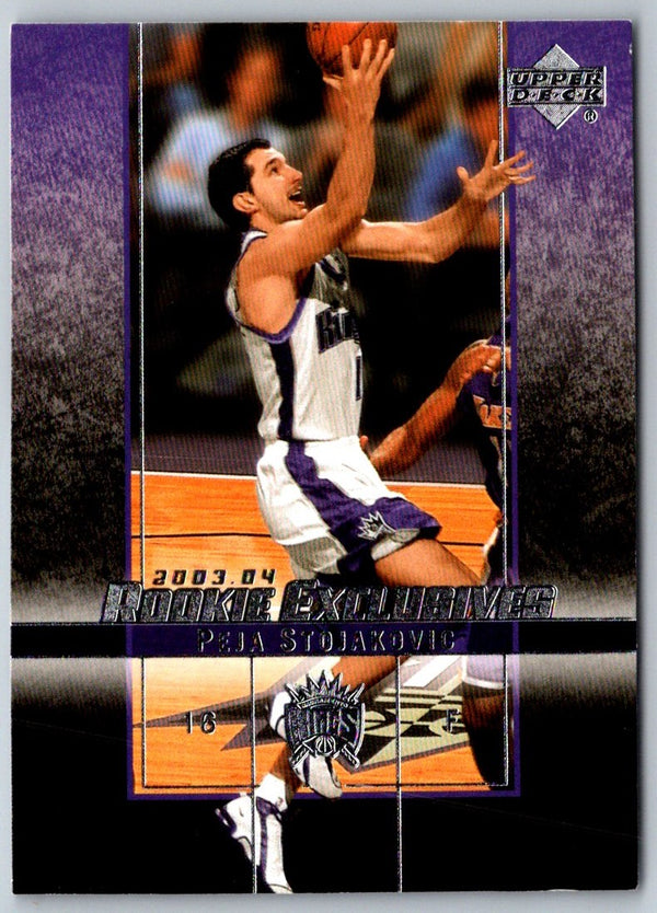 2003 Upper Deck Rookie Exclusives Peja Stojakovic #42