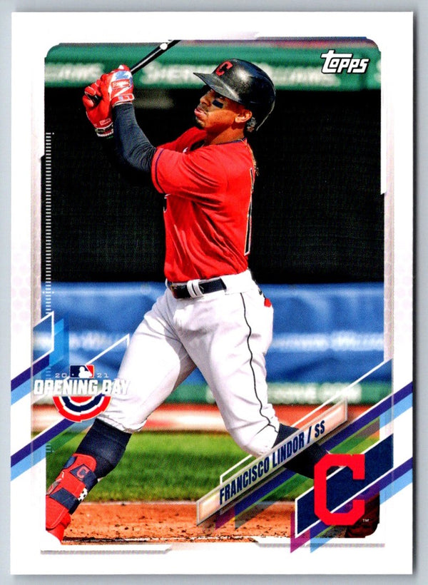 2021 Topps Opening Day Francisco Lindor #163