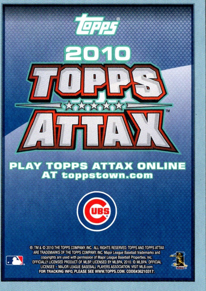 2010 Topps Update Attax Code Cards Alfonso Soriano