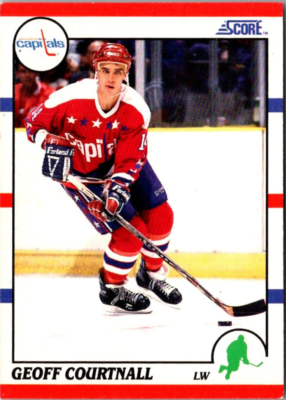 1990 Score Geoff Courtnall #124