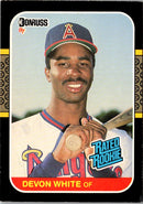 1987 Leaf Devon White