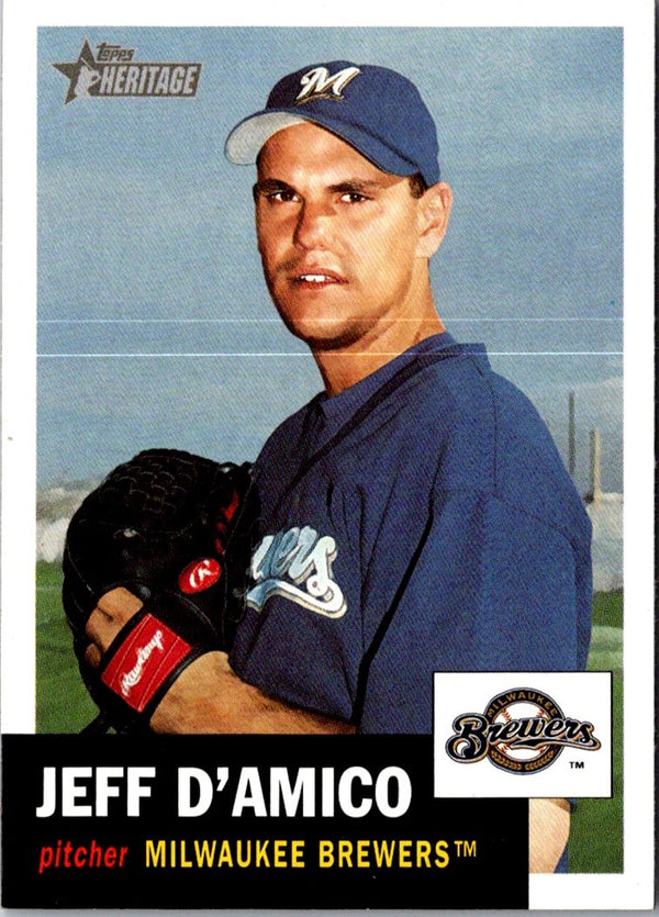 2002 Topps Heritage Jeff D'Amico #278