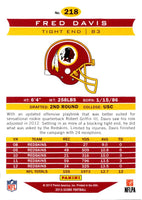 2013 Score Fred Davis #218
