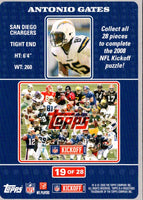 2007 Topps Antonio Gates #212
