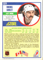 1990 Score Michel Goulet #221