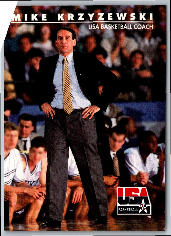 1992 SkyBox USA Mike Krzyzewski #95