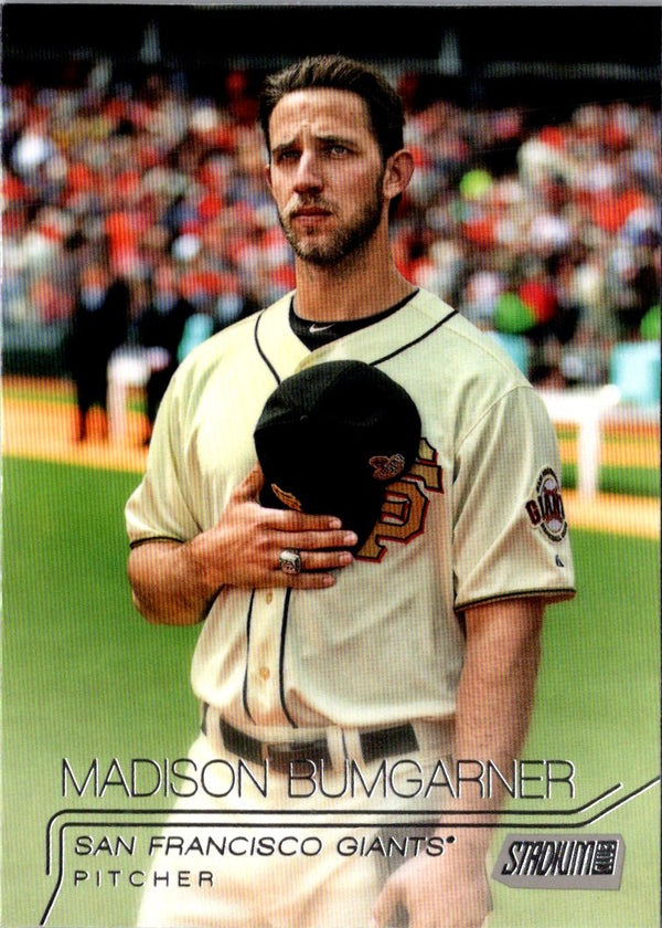 2015 Stadium Club Madison Bumgarner #72