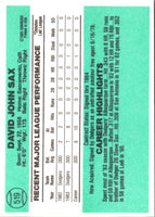 1984 Donruss Dave Sax #519 Rookie