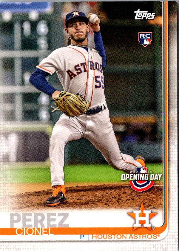 2019 Topps Opening Day Cionel Perez #117 Rookie