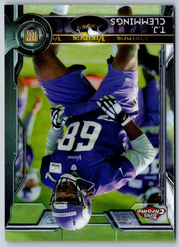 2015 Topps Chrome T.J. Clemmings #163 Rookie