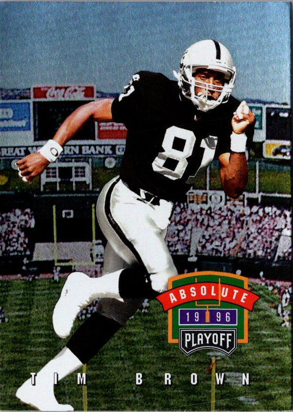 1996 Playoff Absolute Tim Brown #23