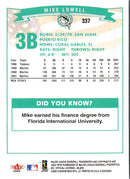 2002 Fleer Mike Lowell