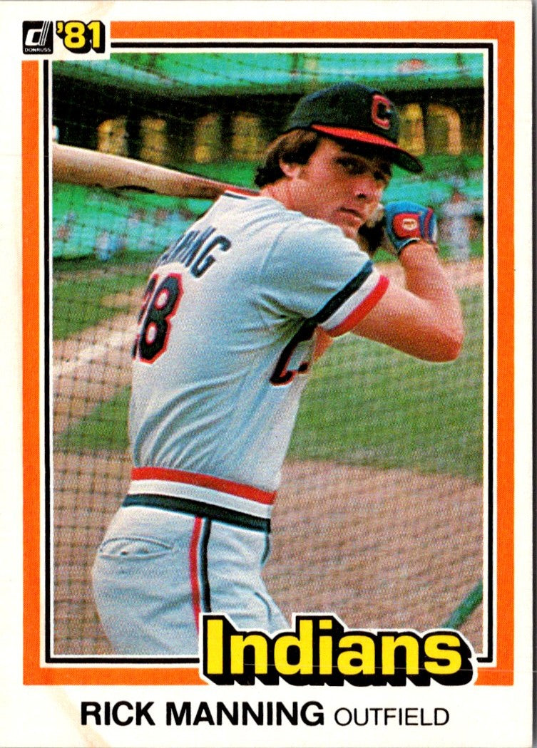 1981 Donruss Rick Manning