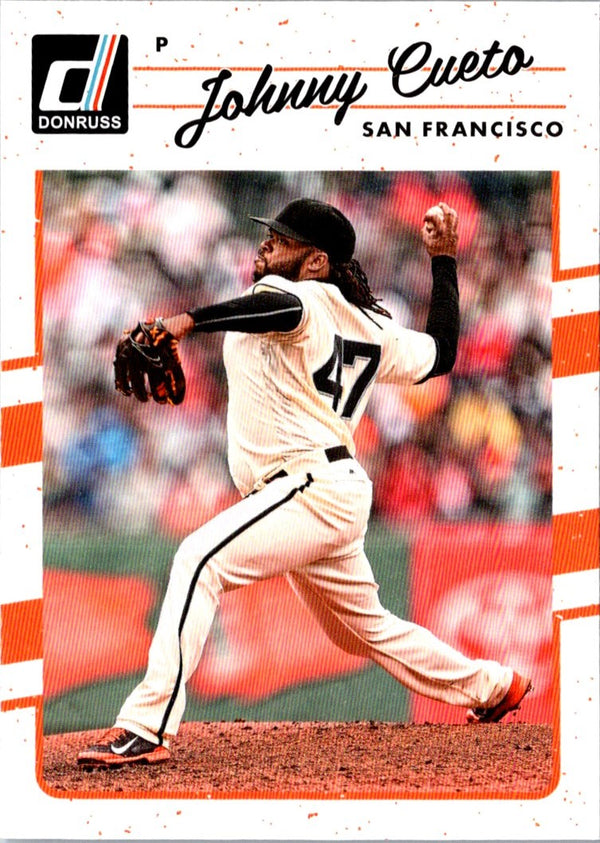 2017 Donruss Johnny Cueto #142