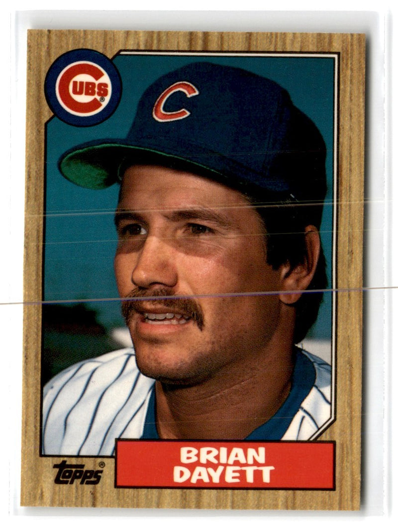 1987 Topps Tiffany Brian Dayett