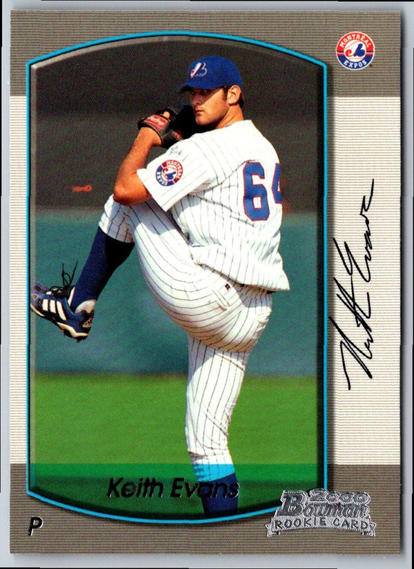 2000 Bowman Keith Evans #433 Rookie