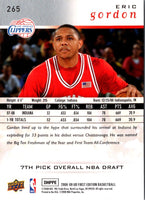2008 Upper Deck Eric Gordon #265 Rookie