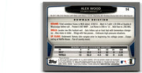2013 Bowman Chrome Alex Wood #14 Rookie