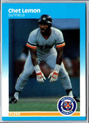 1987 Fleer Chet Lemon