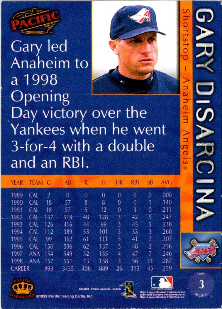 1999 Pacific Gary DiSarcina