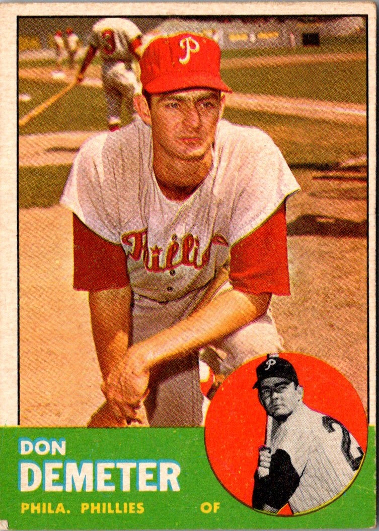 1963 Topps Don Demeter