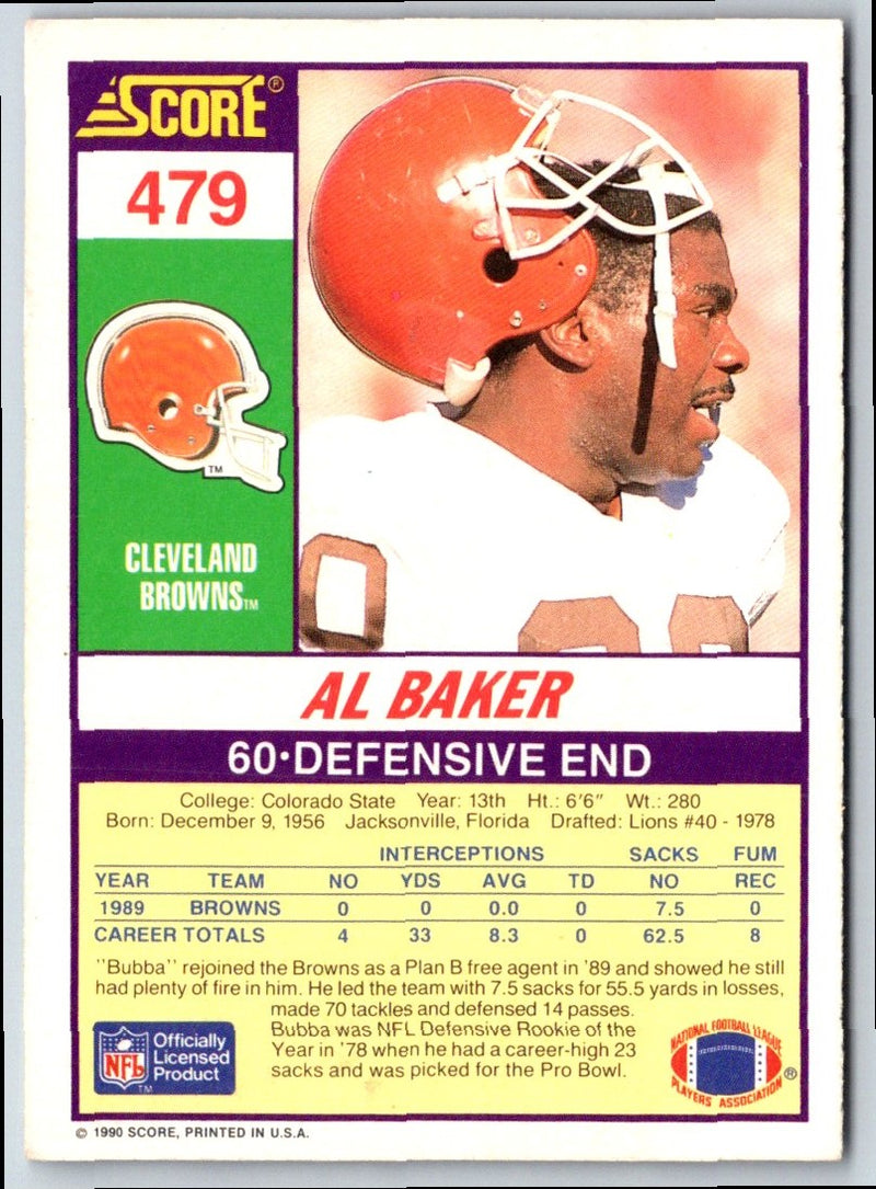 1990 Score Al Baker