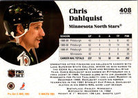 1991 Pro Set Chris Dahlquist #408