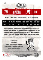 2008 SAGE HIT Sam Baker #15