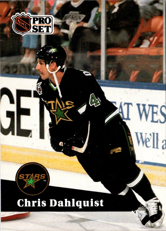 1991 Pro Set Chris Dahlquist #408