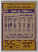 1979 Topps Ken Stabler #520