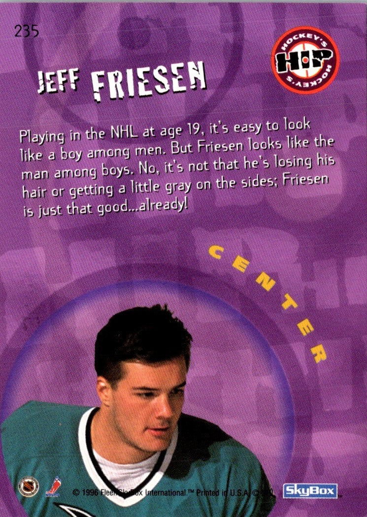 1995 SkyBox Impact Jeff Friesen