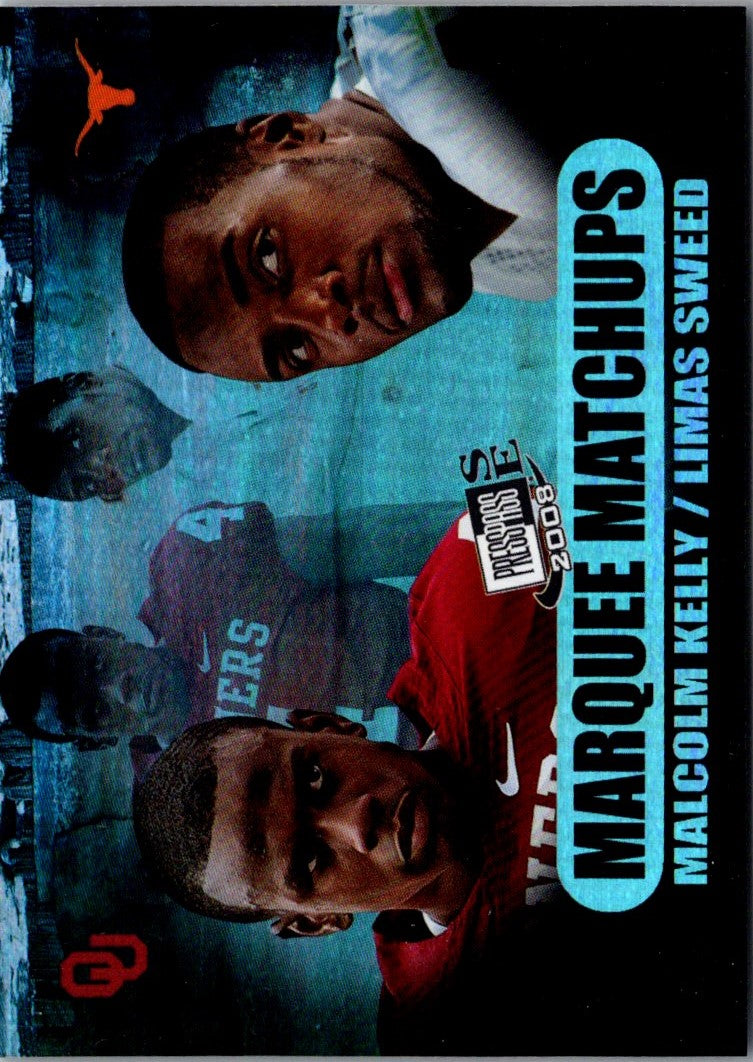 2008 Press Pass SE Marquee Matchups Malcolm Kelly/Limas Sweed