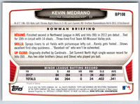 2013 Bowman Kevin Medrano #BP108 Purple Paper