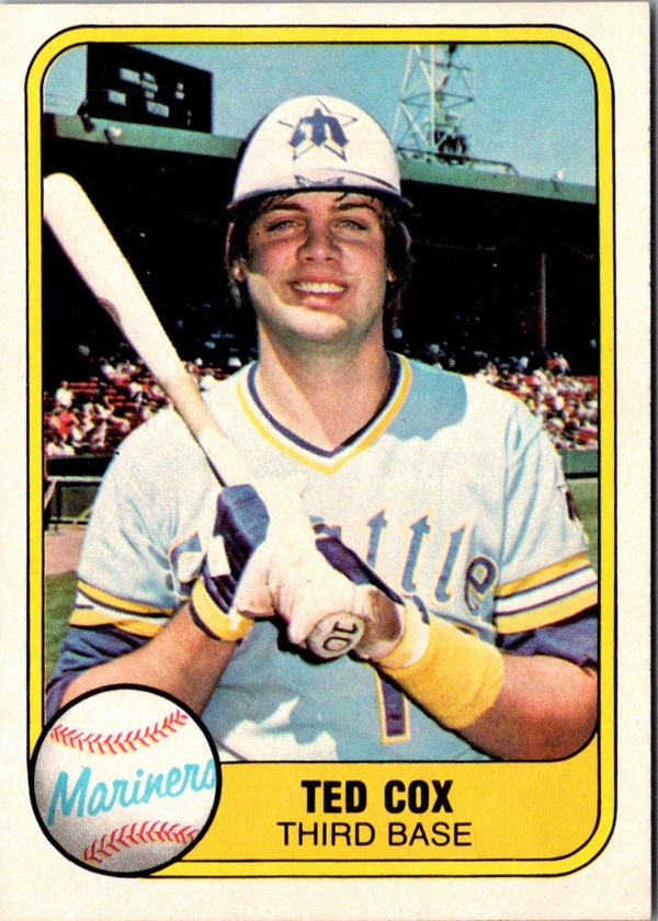 1981 Fleer Ted Cox #602