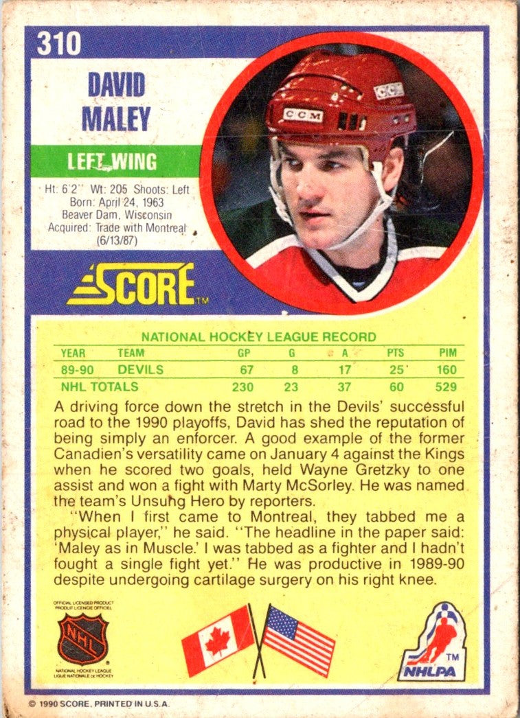 1990 Score American David Maley