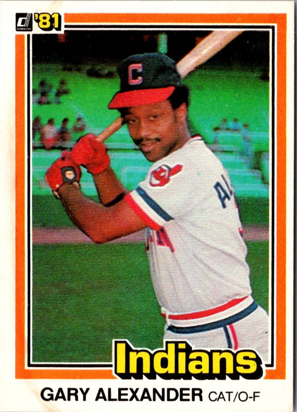 1981 Donruss Gary Alexander #200