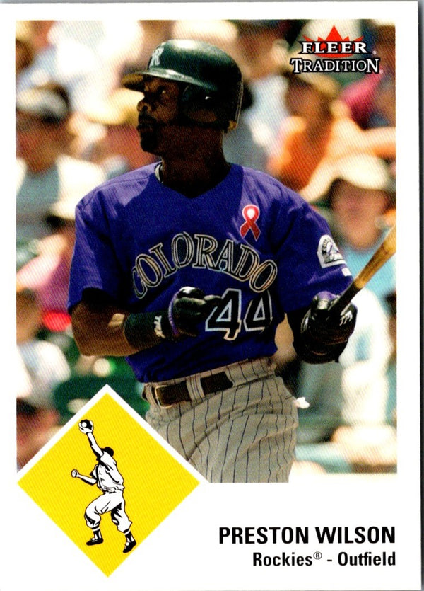 2003 Fleer Tradition Update Preston Wilson #13