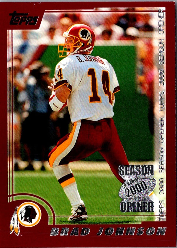 2000 Topps Season Opener Brad Johnson #6