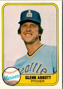 1981 Fleer Glenn Abbott