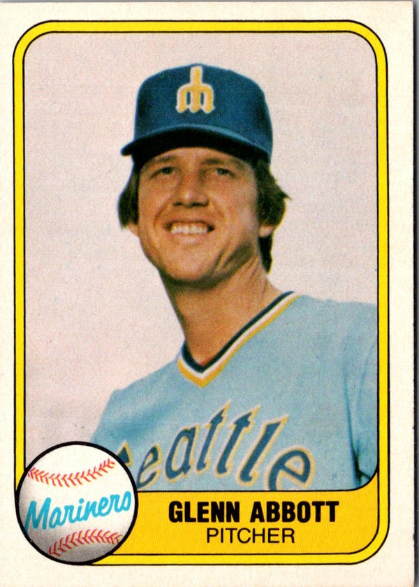 1981 Fleer Glenn Abbott #615